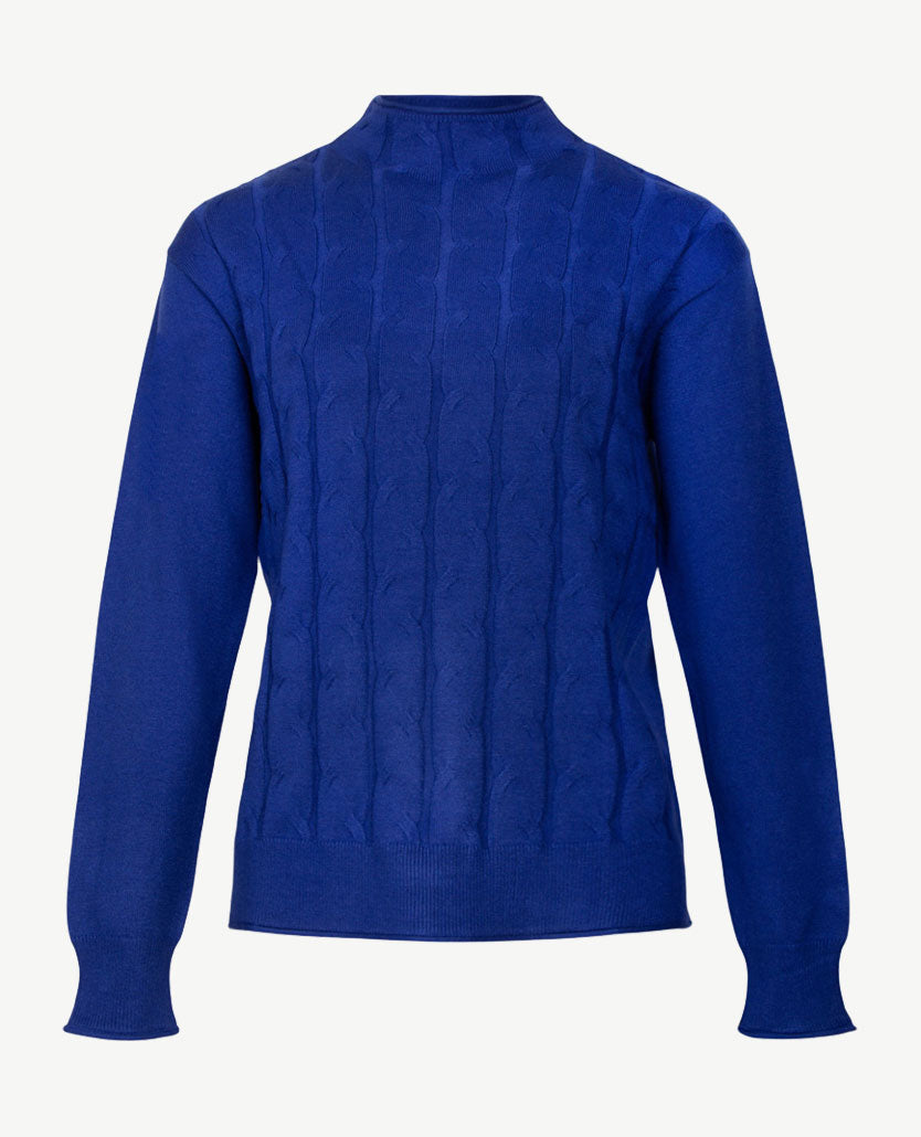 Passioni - Pullover - Ronde hals - Royal blue