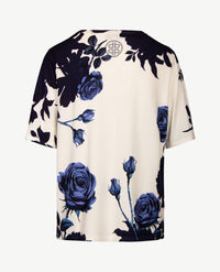 Passioni - Dunne pullover - Ronde hals - Marine, blauwen en off-white