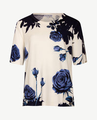 Passioni - Dunne pullover - Ronde hals - Marine, blauwen en off-white