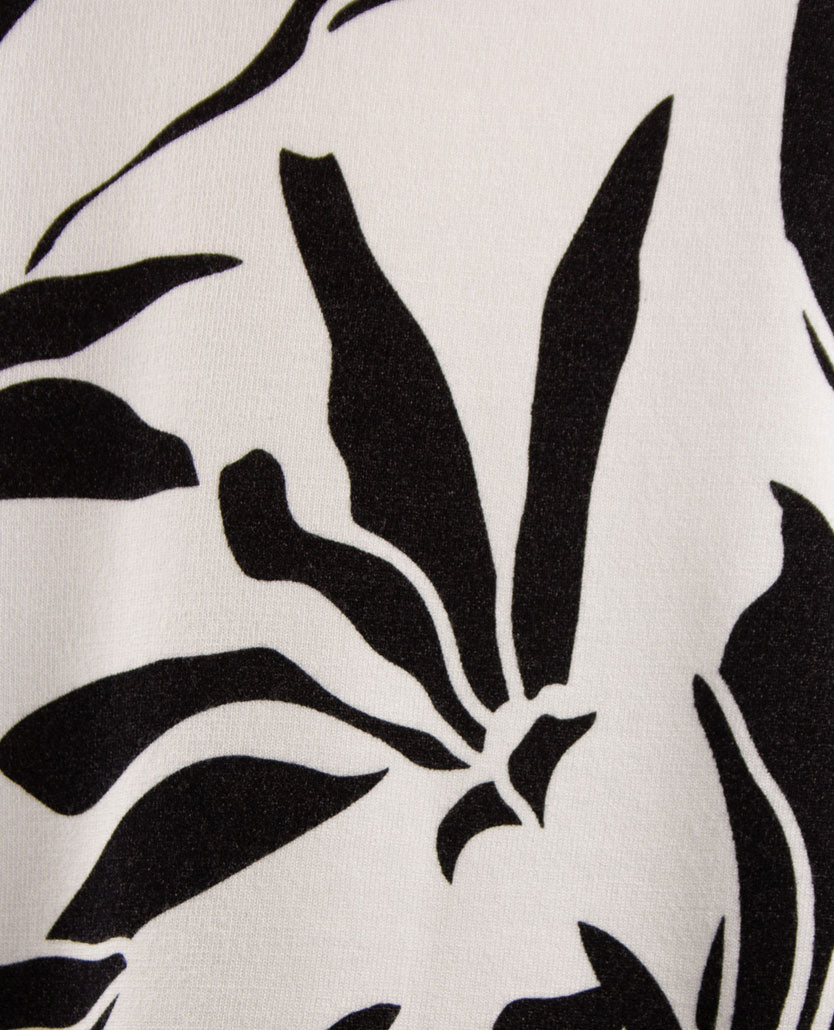 Passioni - Lichte pullover - V- hals - Dessin wit, antracietzwart en azuur