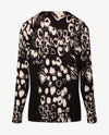 Passioni - Twinset -  Gebreid - Zwart en beige