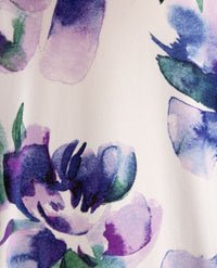 Passioni - Twinset - Ronde hals - Groen, lila, paars en off-white