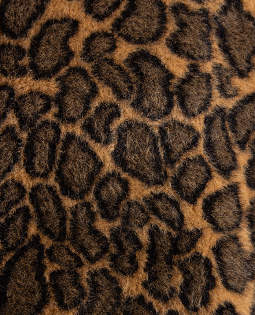 Passioni - Vest - Gebreid - Tiger met zwart