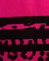 Passioni - Vest met rits - Gebreid - Pink met zwart