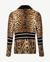 Passioni - Vest met rits - Gebreid - Zwart, off-white en beiges