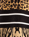 Passioni - Vest met rits - Gebreid - Zwart, off-white en beiges