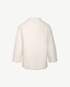Passioni - Vestjasje - Gebreid met faux bont - Off - white