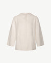 Passioni - Vestjasje - Gebreid met faux bont - Off - white