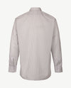 No Buttons®  by D.Y.P - Overhemd met klittenbandsluiting - Ruitje grijs met wit