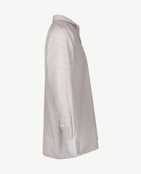 No Buttons®  by D.Y.P - Overhemd met klittenbandsluiting - Ruitje grijs met wit