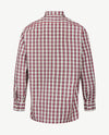 No Buttons®  by D.Y.P - Overhemd met klittenbandsluiting - Patrick - Ruitje met rood, blauw en wit