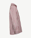 No Buttons®  by D.Y.P - Overhemd met klittenbandsluiting - Patrick - Ruitje met rood, blauw en wit