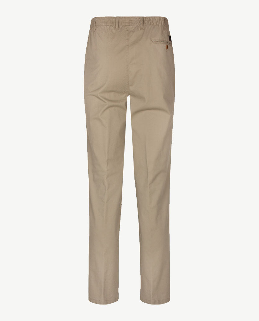 D.Y.P. - Philip - Instapbroek heren met elastische band - Katoen - Licht taupe