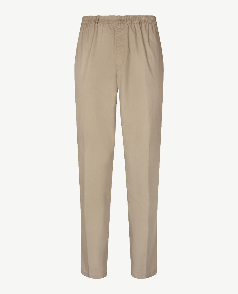 D.Y.P. - Philip - Instapbroek heren met elastische band - Katoen - Licht taupe