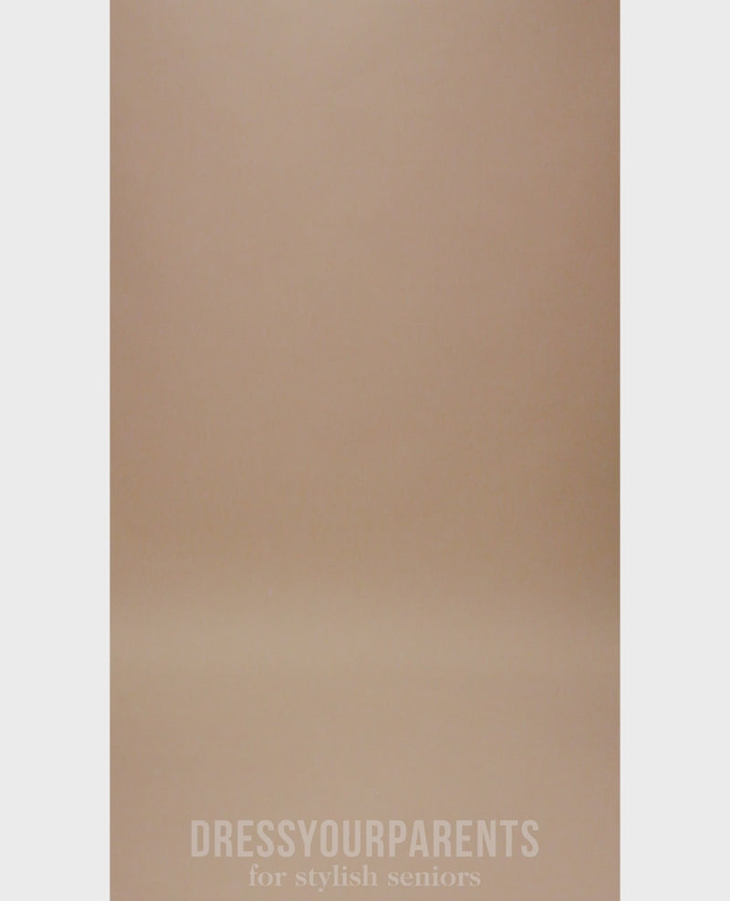 Brax Raphaela Lillyth - Elastiek rondom jersey - Normale lengte - Pied de coq, zwart met khaki en beige