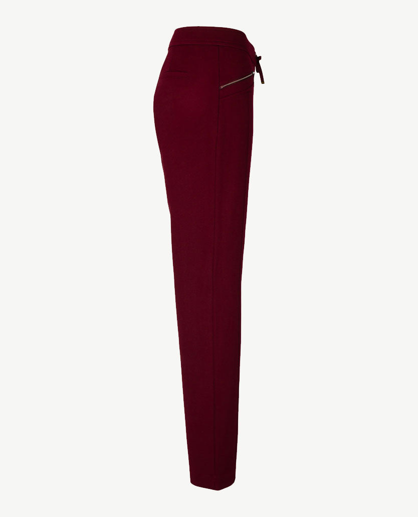 Rabe - Instapbroek dames - Travelkwaliteit - Korte lengte - Merlot