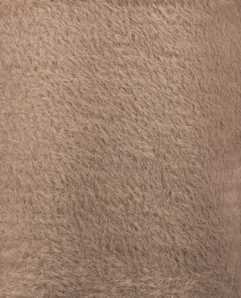 Rabe - Damesvest ronde hals - Taupe