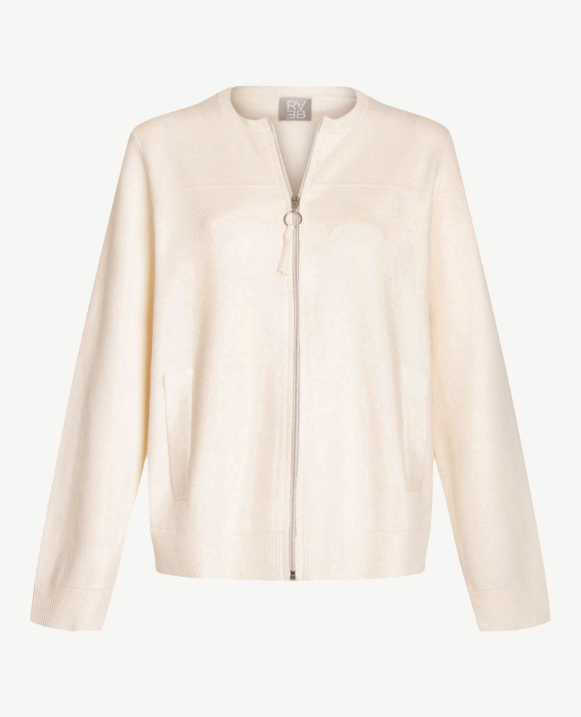 Rabe - Vest met rits - Cream