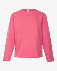 Rabe - Dunne damespullover - Ronde hals - Roze