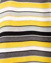 Rabe - Polo gebreid - Geel, grijs, zwart en off-white