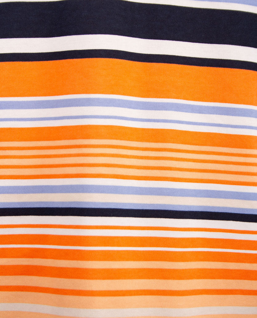 Rabe - Polo - Streepje marineblauw, wit en oranje