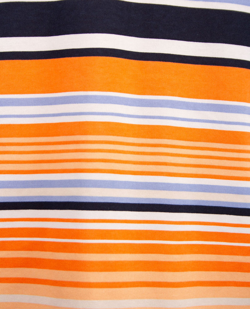 Rabe - Polo - Streepje marineblauw, wit en oranje