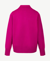 Rabe - Polo gebreid - Fuchsia