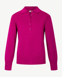 Rabe - Polo gebreid - Fuchsia