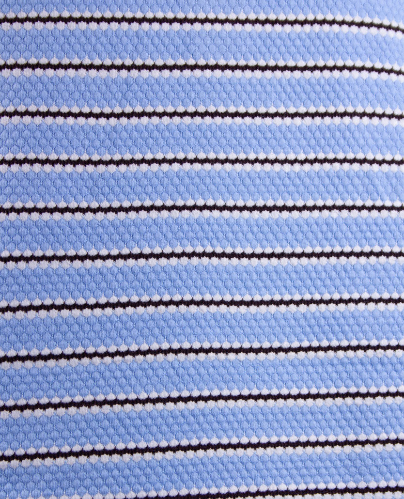 Rabe - Polo - Blue met choco en wit