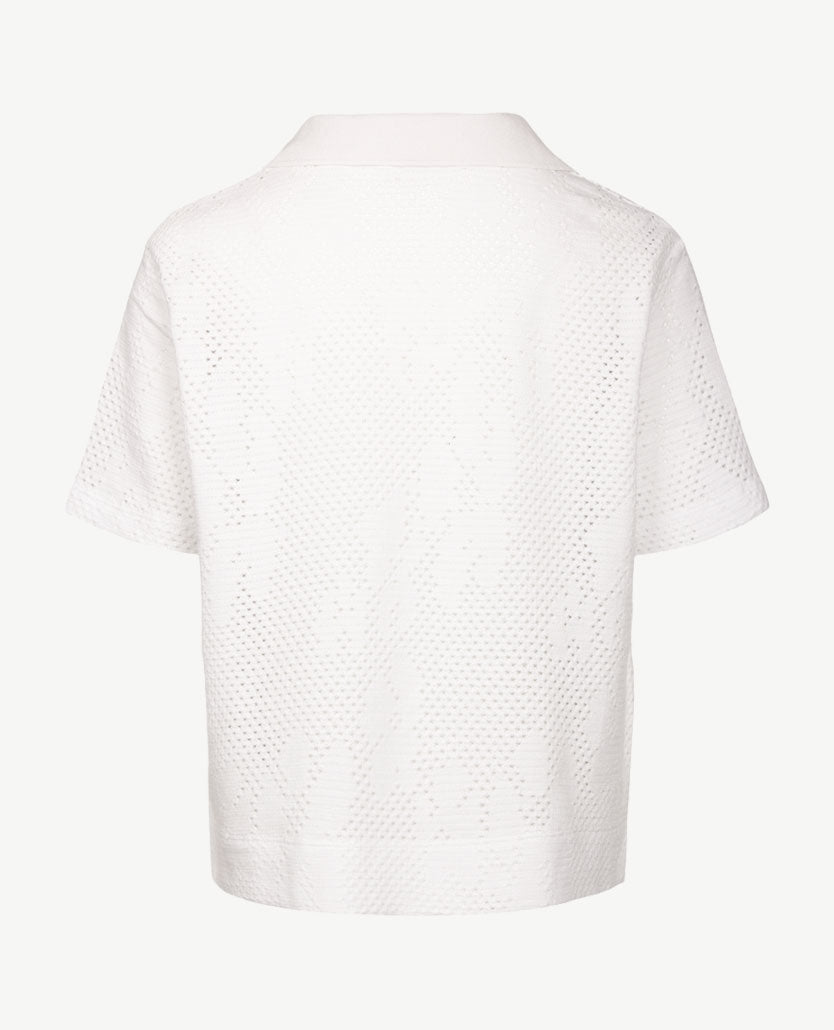 Rabe - Polo gebreid - Wit