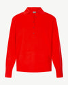 Rabe - Polo gebreid - Orange red