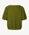 Rabe - Lichte pullover - Ronde hals - Mosgroen met glans
