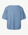 Rabe - Lichte pullover - Ronde hals - Blue met glans