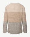 Rabe - Pullover - Ronde hals - Beiges met grijs en glansje
