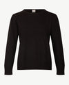 Rabe - Dunne pullover - Ronde hals - Zwart