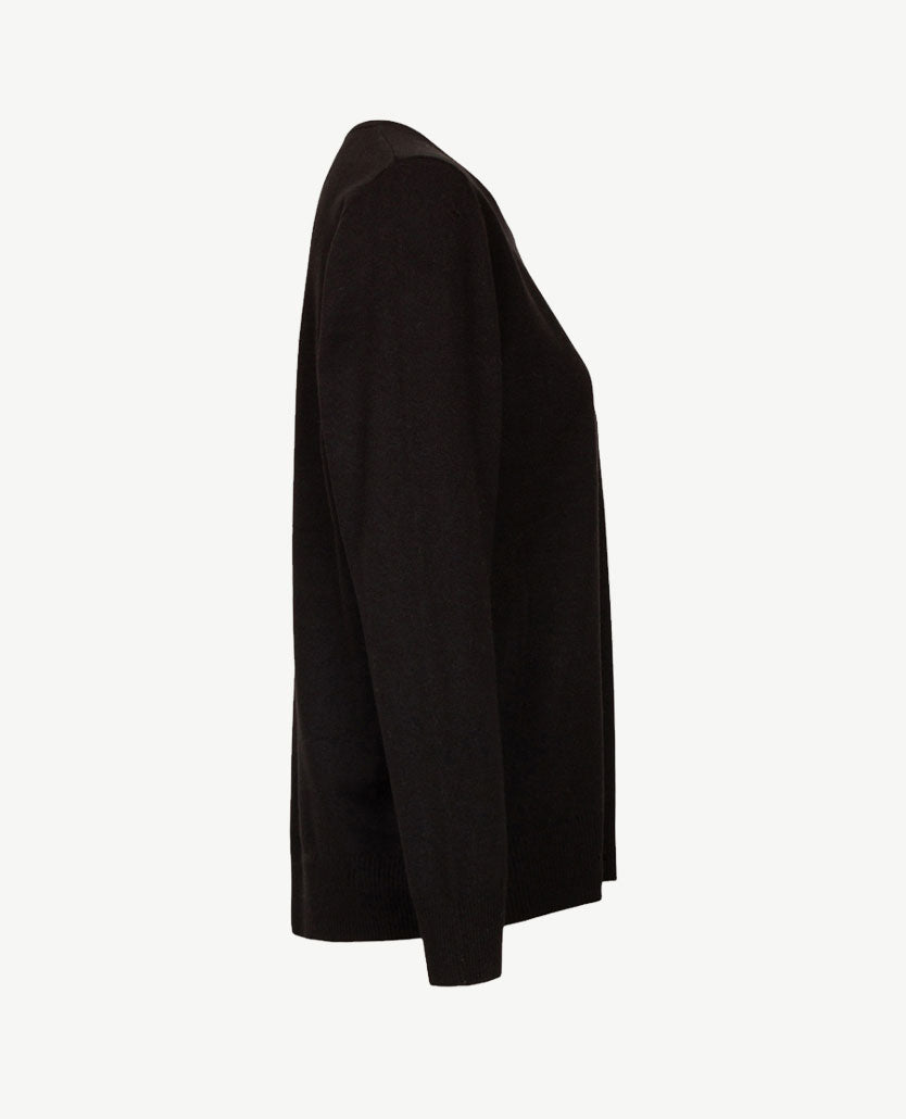 Rabe - Dunne pullover - Ronde hals - Zwart
