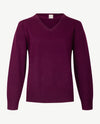 Rabe - Pullover - V-hals - Burgundy