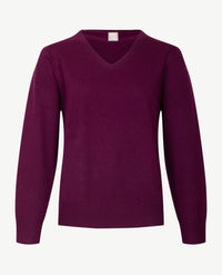 Rabe - Pullover - V-hals - Burgundy