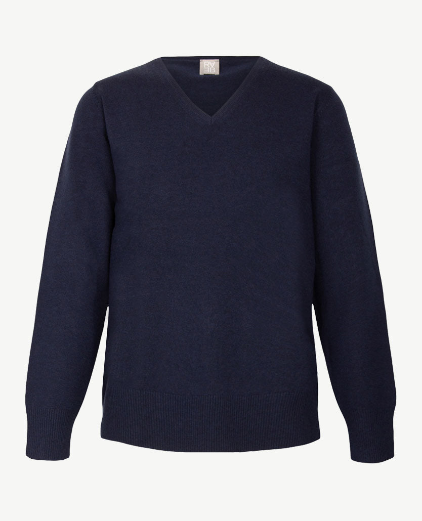 Rabe - Pullover - V-hals - Marineblauw