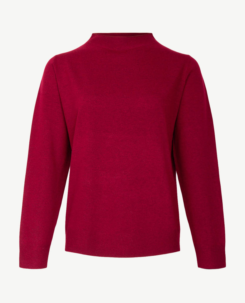 Rabe - Pullover - Ronde hals - Turtle - Merlot