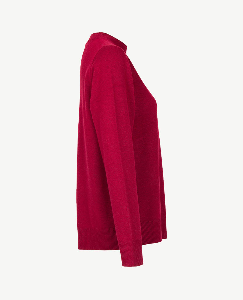 Rabe - Pullover - Ronde hals - Turtle - Merlot