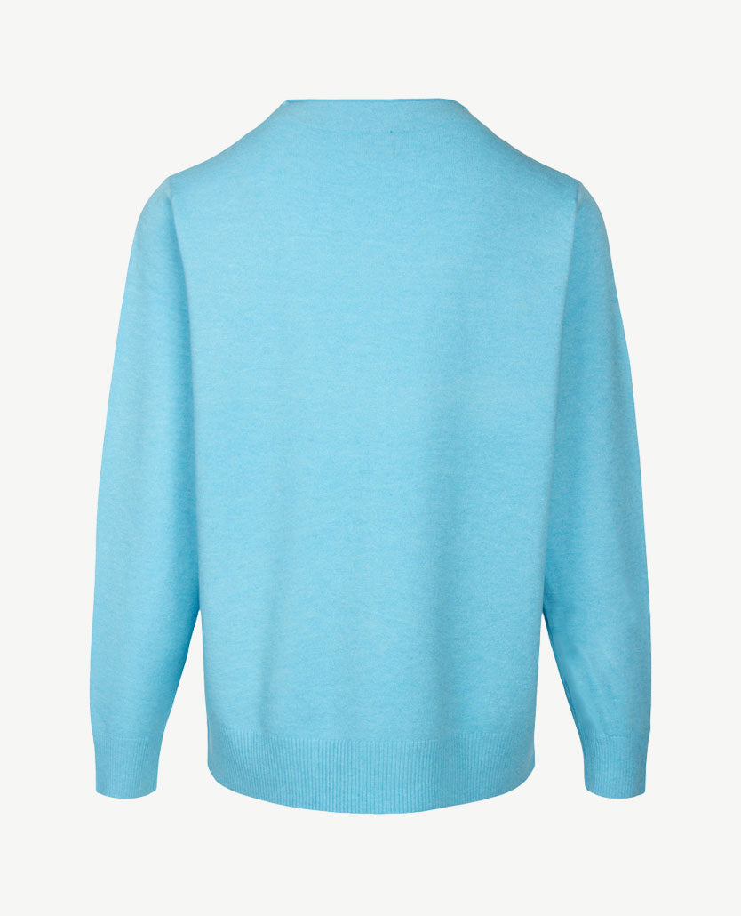 Rabe - Pullover - Ronde hals - Turtle - Turquoise