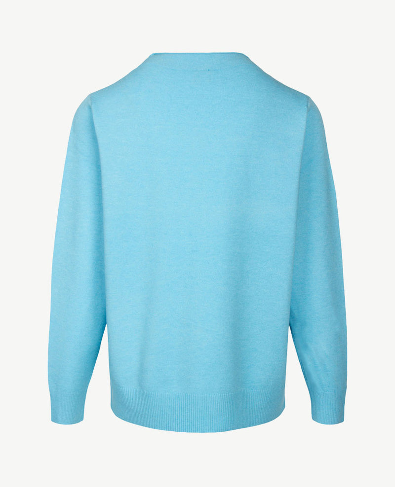 Rabe - Pullover - Ronde hals - Turtle - Turquoise