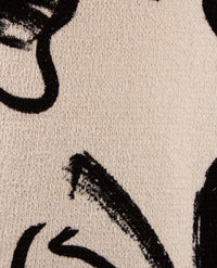 Rabe - Lichte pullover - Ronde hals - Zwart met off-white