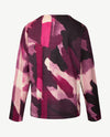 Rabe - Lichte pullover - Ronde hals - Burgundy, rose, beige, lila en off-white en paars