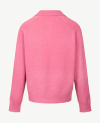 Rabe - Damespolo gebreid - Roze