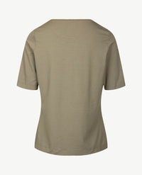 Rabe - Dames top - ronde hals - jersey - Khaki