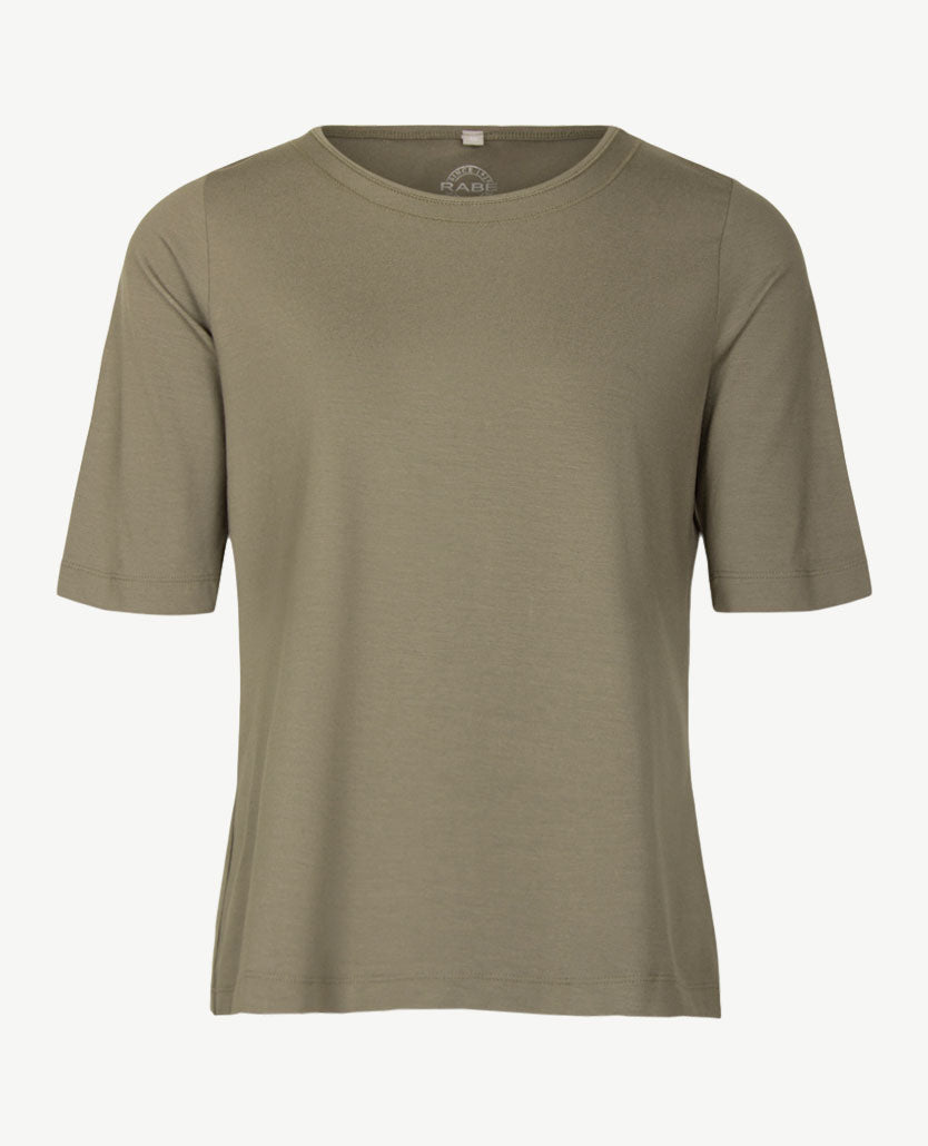 Rabe - Dames top - ronde hals - jersey - Khaki