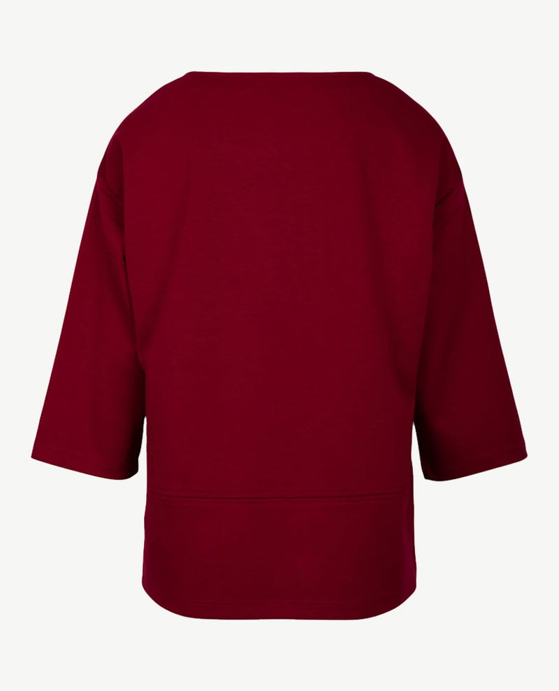 Rabe - Top/tuniek - 3/4 mouw - Jersey - Bordeaux