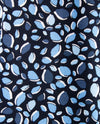Rabe - Blousontop - ronde hals - marine met wit en blue